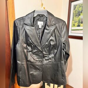 East 5th 100% Genuine Leather Black Jacket